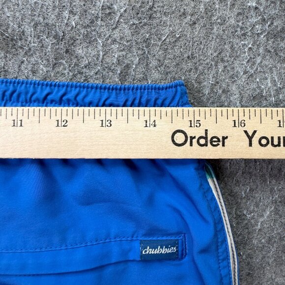 Chubbies Athletic Shorts Men S Blue Orange White Liner 7" Performance Stretch - Picture 14 of 16